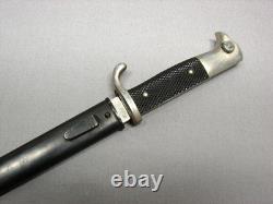 German Ww2 Army Ksg98 Dress Bayonet & Scabbard -original
