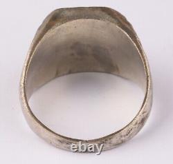 German army Ring WW2 Tank signet WWII Skull pendant Panzerfaust Anti-tank grenad