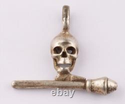 German army Ring WW2 Tank signet WWII Skull pendant Panzerfaust Anti-tank grenad