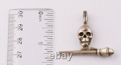 German army Ring WW2 Tank signet WWII Skull pendant Panzerfaust Anti-tank grenad