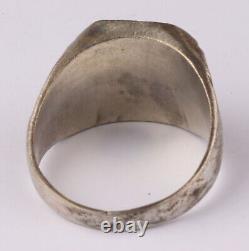 German army Ring WW2 Tank signet WWII Skull pendant Panzerfaust Anti-tank grenad