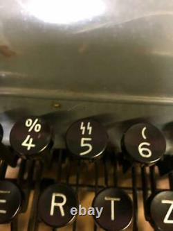 German army SS Antique Typewriters Operating good condition! WW2 military