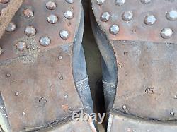 German army field set boots Marschstiefel size 45 repro