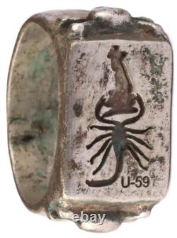 German eagle set WW2 Tirol pendant WWII Army signet ring Hunter Size 11.5 Silver