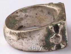 German eagle set WW2 Tirol pendant WWII Army signet ring Hunter Size 11.5 Silver