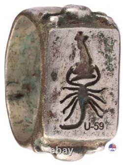 German eagle set WW2 Tirol pendant WWII Army signet ring Hunter Size 11.5 Silver