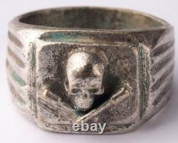 German ring WWII Banknote 1 Rentenmark 1937 Berlin WW2 Pendant Army Wehrmacht