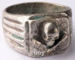 German ring WWII Banknote 1 Rentenmark 1937 Berlin WW2 Pendant Army Wehrmacht