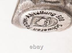 German tankmans Ring war period WW2 badge WWII Germany Battlefield artifact Schw