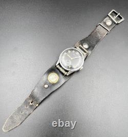 HELIOS Vintage Military DH German Army Watch Wehrmacht WWII Serviced RARE