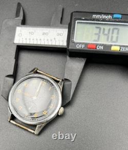 HELIOS Vintage Military DH German Army Watch Wehrmacht WWII Serviced RARE