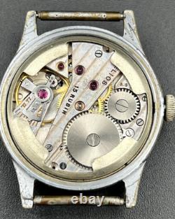 HELIOS Vintage Military DH German Army Watch Wehrmacht WWII Serviced RARE