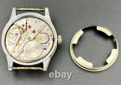 HELIOS Vintage Military DH German Army Watch Wehrmacht WWII Serviced RARE