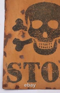 Halt! Stop Poland Polish Stoj! German WW2 Sign war period WWII Germany Army