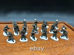Handmade 1/72 WWII German Army Battle of The Bulge 21 Soldiers Painted Model