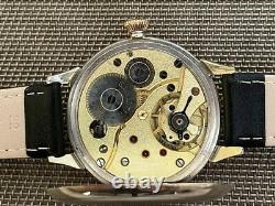 Helvetia Aviator Military WWII German Army Vintage men's Mechanical Wristwatch