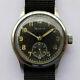 Helvetia Dh Swiss Cal. 82a Wwii War Military Pilot German Army Black Wrist Watch