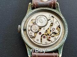 Helvetia DH SWISS WWII War Military Pilot German Army Black vintage Wrist Watch