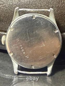 Helvetia WWII German Army DH Watch 34mm Stainless Steel Used Overhauled