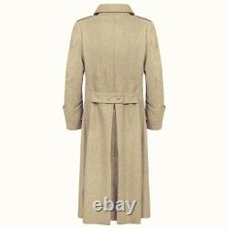 High Quality WW2 German M40 Wool Greatcoat Repro Army Trench Coat Skin