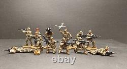 Homemade 1/72 WWII German army Colored Soldiers 36pcs/Set Finished Model