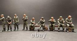 Homemade1/72 WWII German Army Logistics Cook Class 18-Persons + Dining Car Model