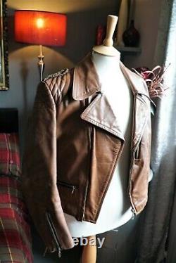 Horsehide Leather Biker Pilot Jacket Genuine WWII German Luftwaffe Military WOW