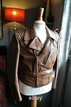 Horsehide Leather Biker Pilot Jacket Genuine WWII German Luftwaffe Military WOW