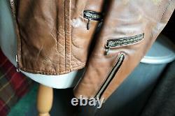 Horsehide Leather Biker Pilot Jacket Genuine WWII German Luftwaffe Military WOW