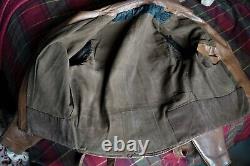 Horsehide Leather Biker Pilot Jacket Genuine WWII German Luftwaffe Military WOW