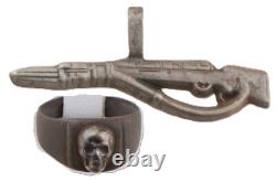 Infantry Set WW2 German Rifle WWII Skull ring Wehrmacht Shock trrops Army Bronze