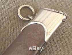 Issued Ww2 German Army Sa Dagger Scabbard Natural Patina! Wwii Military Original