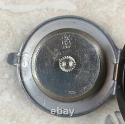 Junghans German Army Military Heereseigentum Clock #7658