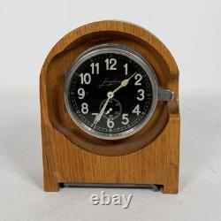 Junghans J30D WWII German Army 8-day Dashboard Clock Non Functional