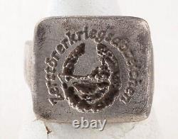 KRIEGSMARINE Boat WWII Ring GERMAN Navy MARINE ww2 WEHRMACHT GERMANY Army MILITA