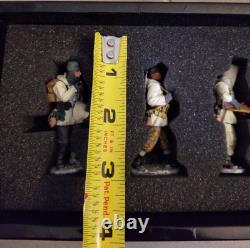 King & Country German Army WWII Batstone Winter'44 BBG014 Lot of 4 (RETIRED)