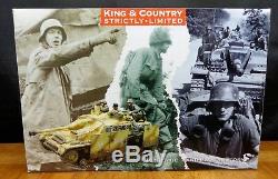 King & Country Ws069 (ws69) Ww2 German Army Stug IV Tank Set Limited Ed W Coa