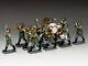 King & Country Ww2 German Army Wh013 12 Piece Wehrmacht Marching Band Mib