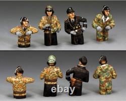 King & Country Ww2 German Army Ws357 Tank Commanders Set