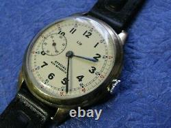 LIP Military Style WWII German Army 1940s Vintage Swiss men's Wristwatch
