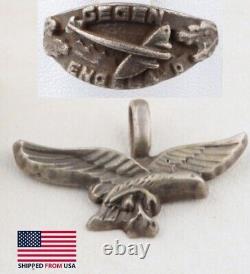 LUFTWAFFE Pendant WWII Ring GERMAN ww2 Air Force GERMANY Army WEHRMACHT Silver