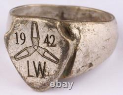 LW 1942 Luftwaffe WW2 German air force ring WWII Propeller Germany Army Wehrmach