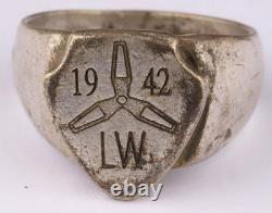LW 1942 Luftwaffe WW2 German air force ring WWII Propeller Germany Army Wehrmach