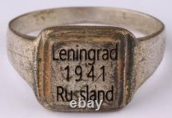 Leningrad 1941 Russland Russia WW2 German ring WWII Germany Army Wehrmacht force