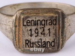 Leningrad 1941 Russland Russia WW2 German ring WWII Germany Army Wehrmacht force