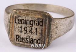 Leningrad 1941 Russland Russia WW2 German ring WWII Germany Army Wehrmacht force