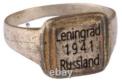Leningrad 1941 Russland Russia WW2 German ring WWII Germany Army Wehrmacht force