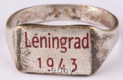 Leningrad 1943 Russia WW2 German ring WWII Germany Army Wehrmacht Gothic force
