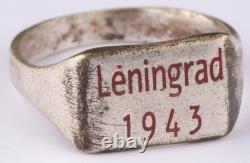 Leningrad 1943 Russia WW2 German ring WWII Germany Army Wehrmacht Gothic force