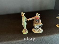 Lineol Post WWII Original Figures (10) German Army & General Staff